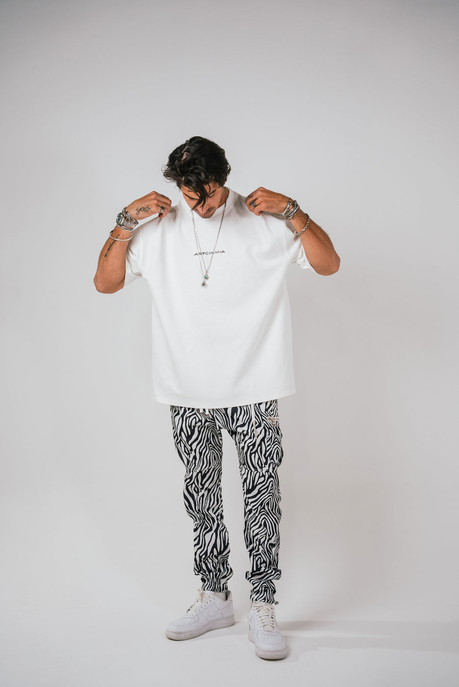 Artchimia l 11:11 WHITE OVERSIZED T-SHIRT