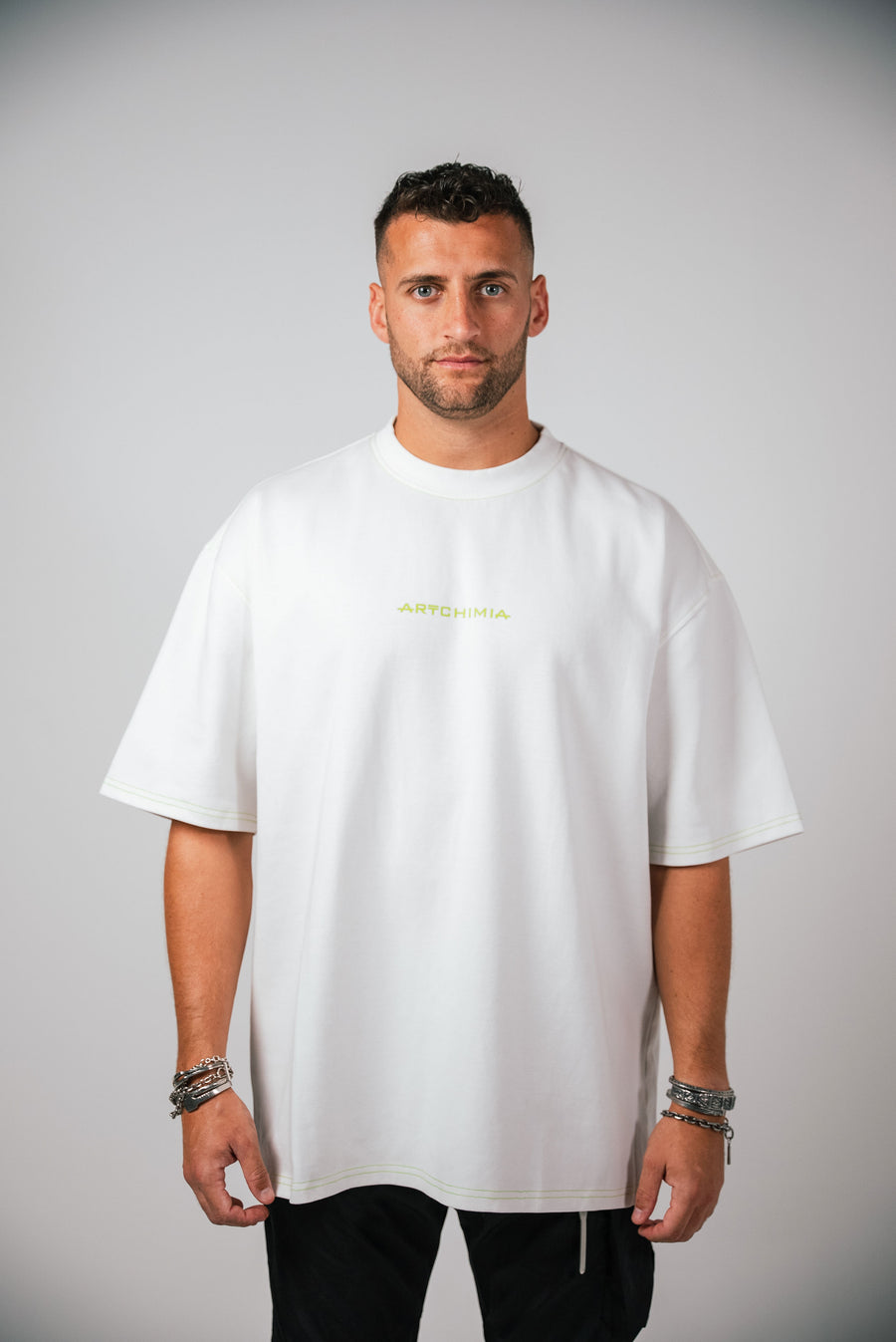 Artchimia l DOUBLE A WHITE OVERSIZED T-SHIRT