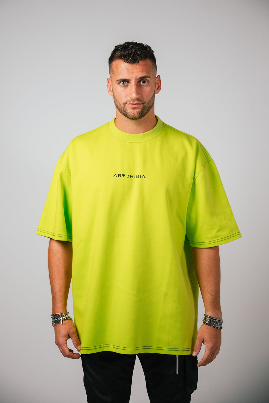 Artchimia l DOUBLE A CHARTREUSE OVERSIZED T-SHIRT