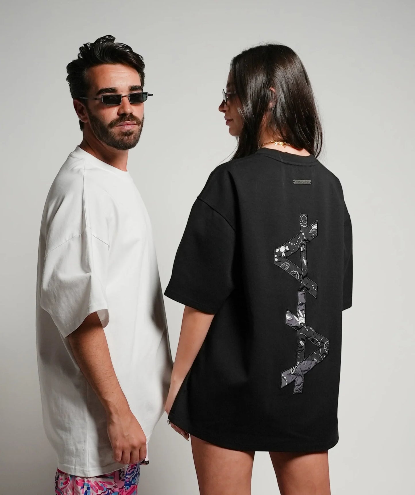 Artchimia l BANDANA AA BLACK LUXE OVERSIZED T-SHIRT