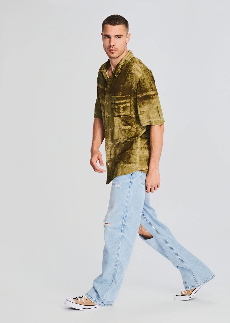 SEROYA - HOWIE BUTTON DOWN FADED PLAID