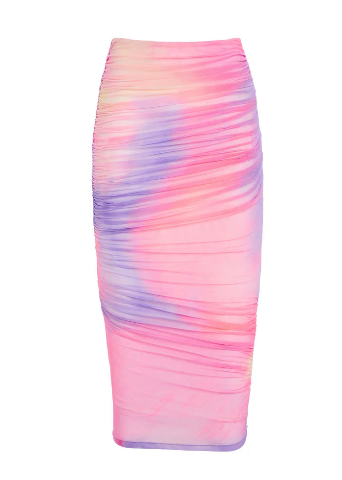 SEROYA - CIRRUS SKIRT (SUNSET TIE DYE)