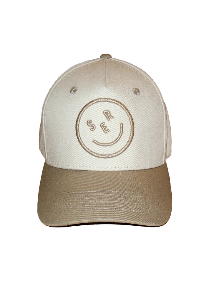 SEROYA - ACE CAP BEIGE WITH OFF WHITE