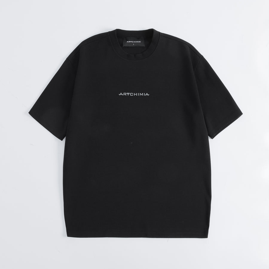 Artchimia l BLURRY FLIPPED BLACK OVERSIZED T-SHIRT