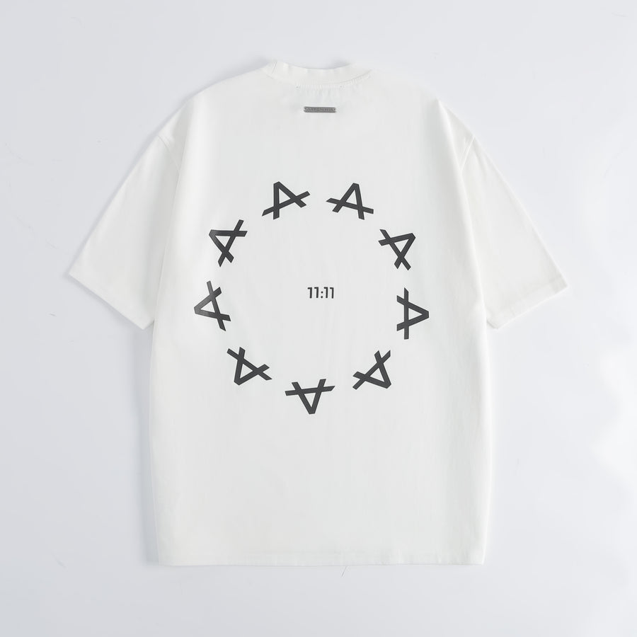 Artchimia l 11:11 WHITE OVERSIZED T-SHIRT