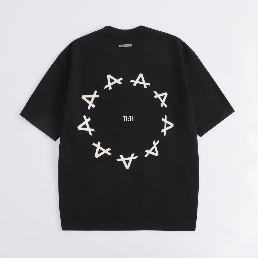 Artchimia l 11:11 BLACK OVERSIZED T-SHIRT