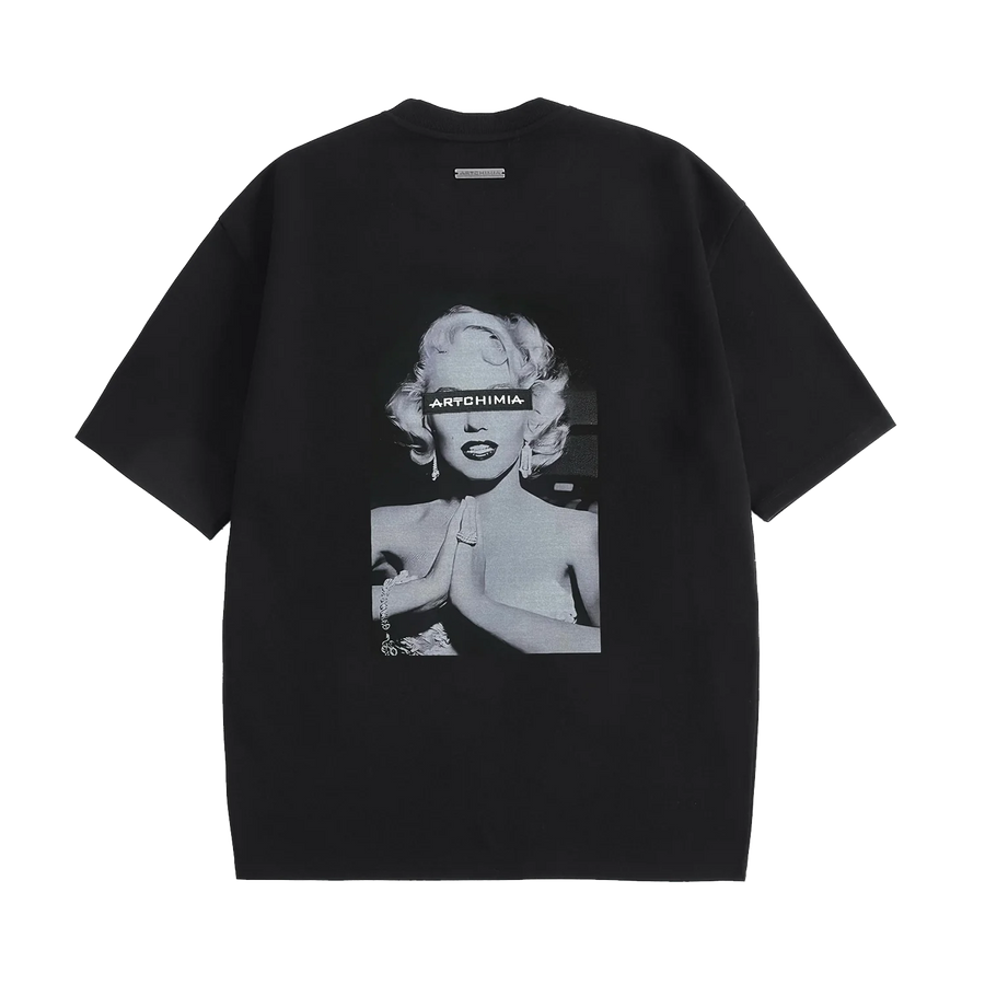 Artchimia l MM MERCI BLACK LUXE OVERSIZED T-SHIRT