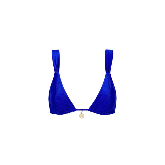 KULANI KINIS - SLIDE BRALETTE BIKINI TOP (MALIBU BLUE)