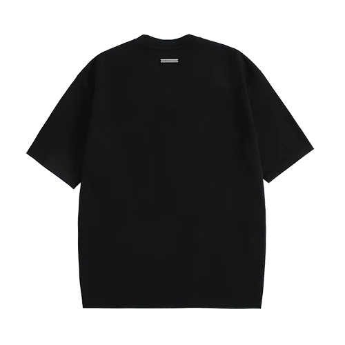 SOLID LUXE OVERSIZED T-SHIRT (BLACK)