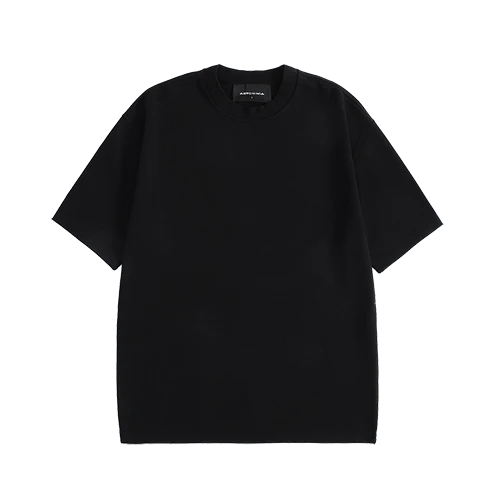 SOLID LUXE OVERSIZED T-SHIRT (BLACK)