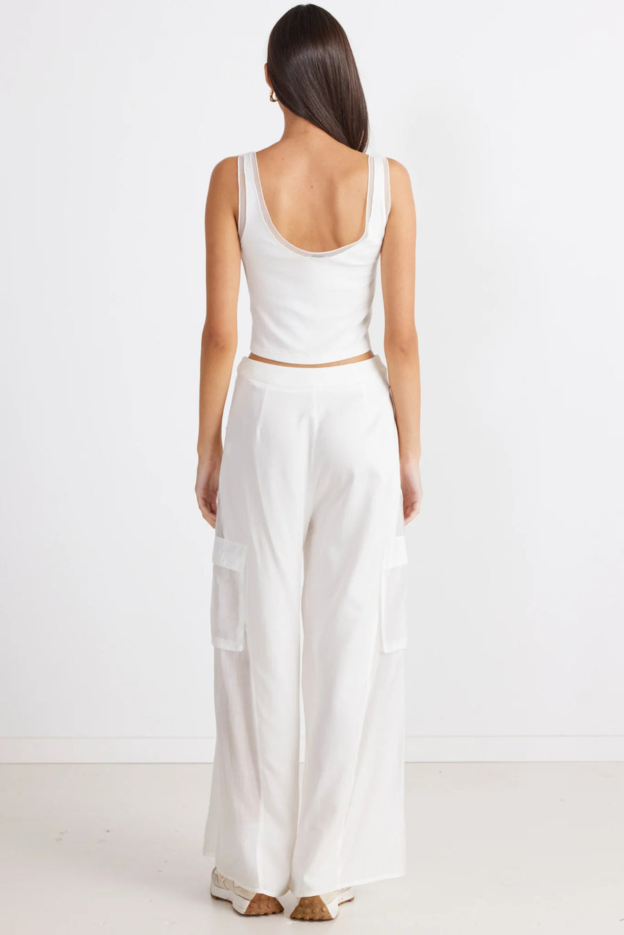 SNDYS - VICTORIA CARGO PANT (WHITE)