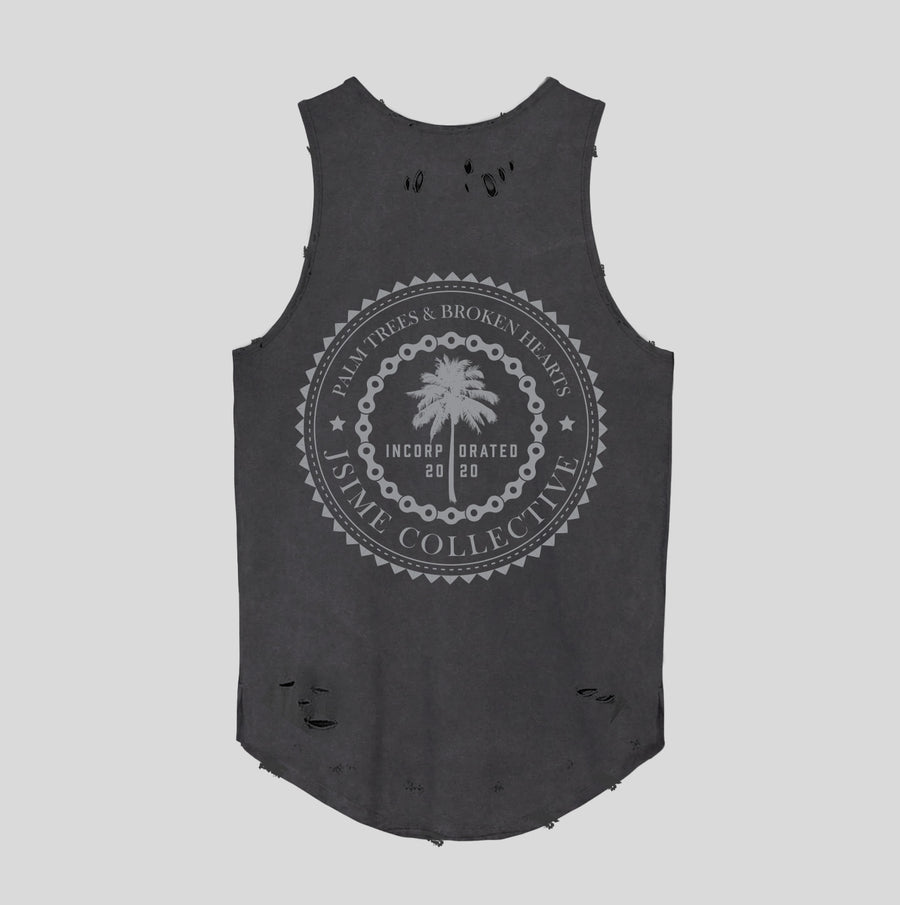 Palm Tree Crest Tank Top