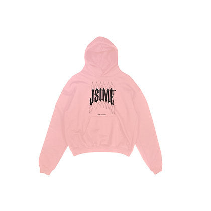 Metal Logo Coral Hoodie