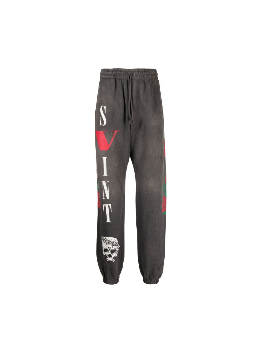 SAINT MXXXXXX x Vlone logo-print joggers